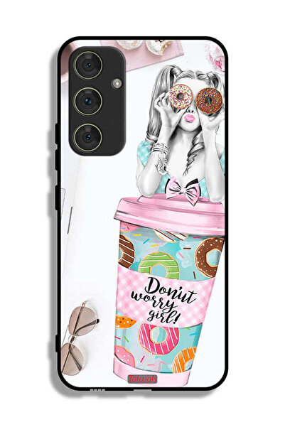 Tolwak غطاء حماية لهاتف سامسونج جالاكسي A54 5G - فتاة دونات ووري