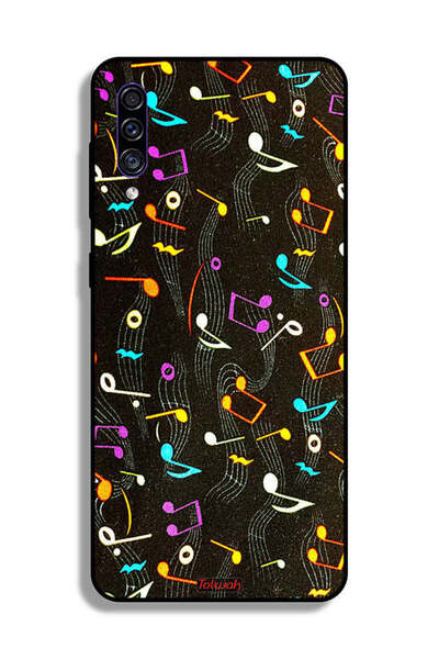 Tolwak غطاء حماية لهاتف سامسونج جالكسي A50 بنمط قماش موسيقي