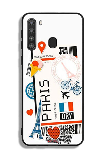 Tolwak غطاء حماية لهاتف سامسونج جالاكسي A21 - ملصق باريس