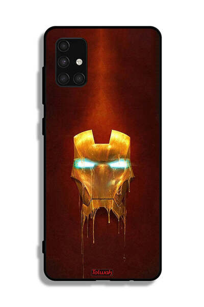 Tolwak غطاء حماية لهاتف سامسونج جالاكسي A71 4G بطبعة الرجل الحديدي مارفل كوميكس