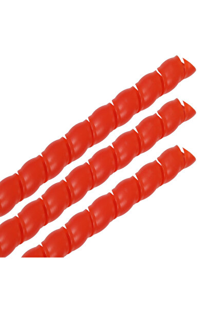 Choice84 غلاف حماية كابلات مرن حلزوني بطول 2 متر، 10 مم، 5 أمتار، أحمر، 8/10/...