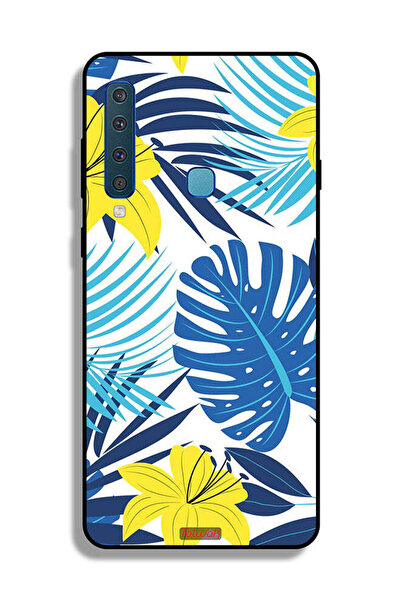 Tolwak غطاء حماية لهاتف سامسونج جالكسي A9 (2018) برسومات ريش وزهور