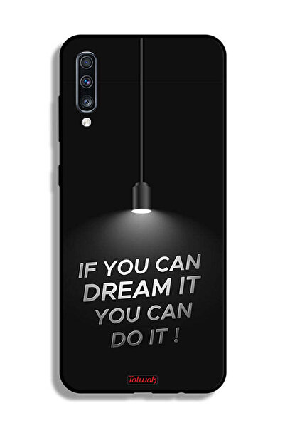 Tolwak غطاء حماية لهاتف سامسونج جالكسي A70 إذا كنت تستطيع أن تحلم به، يمكنك أ...