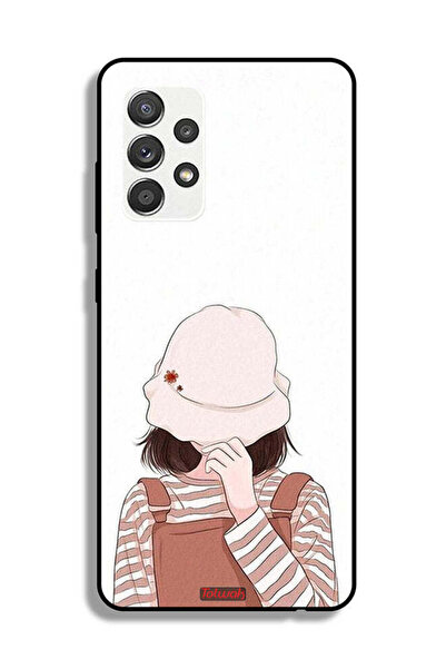 Tolwak Samsung Galaxy M32 5G Protective Case Cover Hide Face By Hat