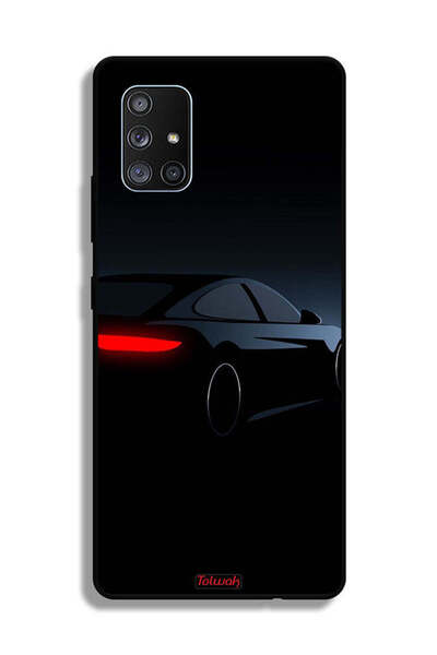 Tolwak Samsung Galaxy A71 5G Protective Case Cover Dark Car
