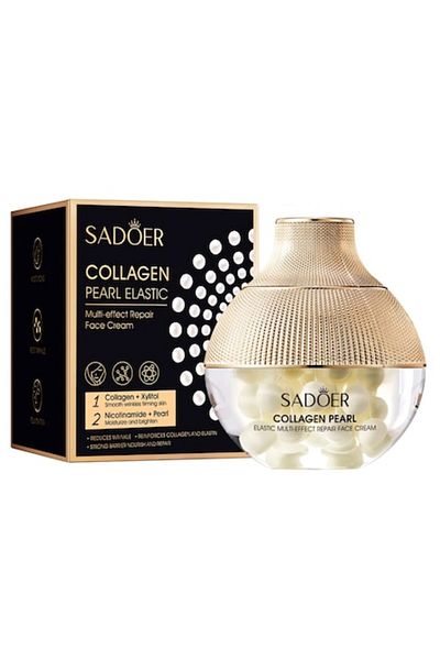 SADOER Cremă facială reparatoare multi-efect cu perle de colagen elastice 70g