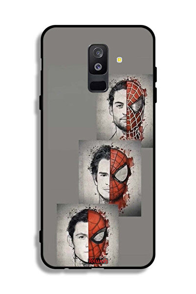 Tolwak غطاء حماية لهاتف Samsung Galaxy A6 Plus (2018) برسومات سبايدر مان