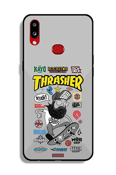 Tolwak غطاء حماية لهاتف Samsung Galaxy A10s ملصق Thrasher