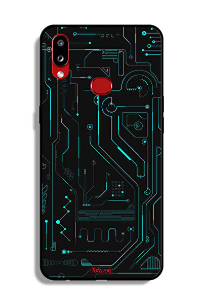 Tolwak غطاء حماية لهاتف سامسونج جالكسي A10s - دوائر فنية رقمية - شاشة متعددة