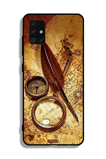 Tolwak غطاء حماية بتصميم بوصلة عتيقة من سامسونج جالكسي A51 5G