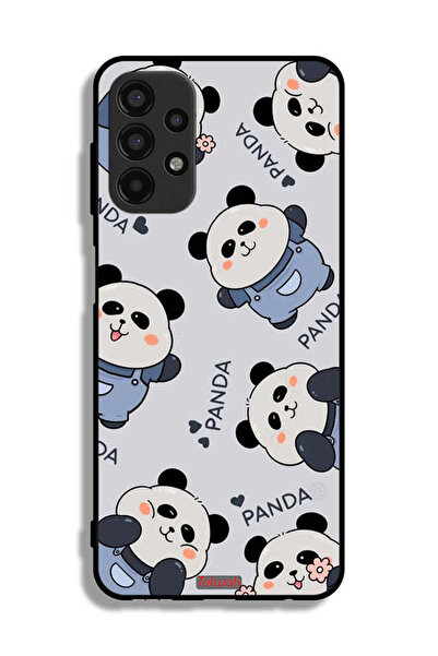 Tolwak Samsung Galaxy A13 4G Protective Case Cover Pattern Of Pandas