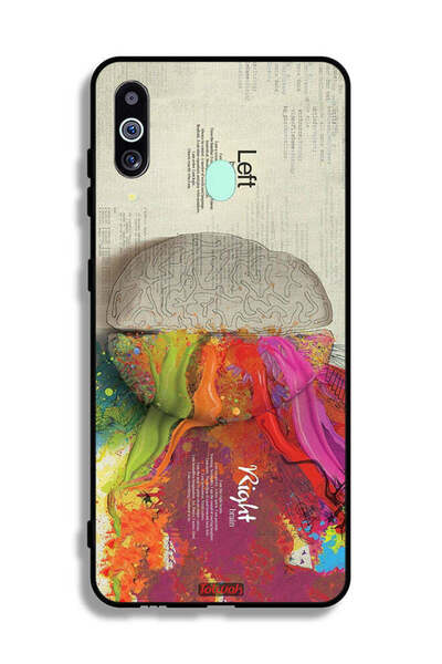 Tolwak غطاء حماية لهاتف Samsung Galaxy A60 بتصميم تجريدي لعلم الدماغ