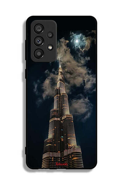 Tolwak Samsung Galaxy A73 5G Protective Case Cover Burj Khalifa In Night