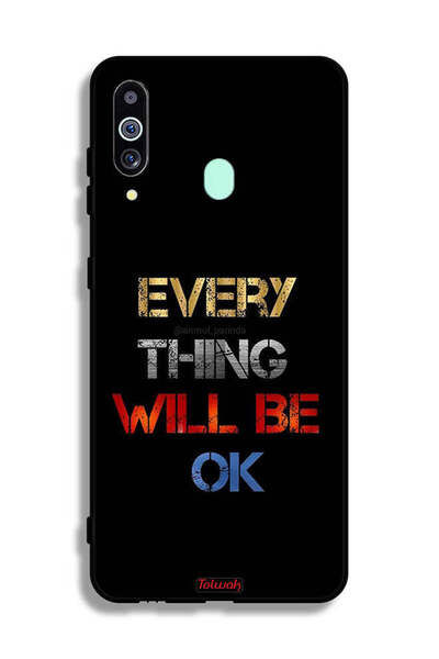 Tolwak غطاء حماية لهاتف Samsung Galaxy M40 كل شيء سيكون على ما يرام