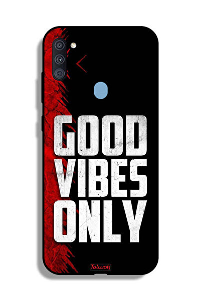 Tolwak غطاء حماية لهاتف سامسونج جالكسي A11 - Good Vibes Only