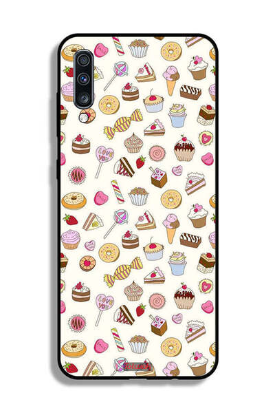 Tolwak غطاء حماية لهاتف Samsung Galaxy A70 بنمط العناصر المفضلة