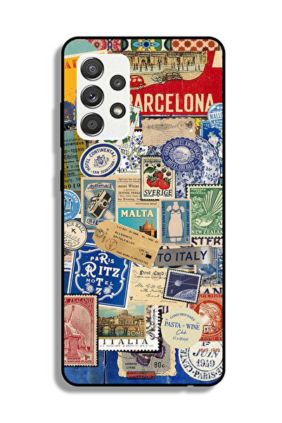 Tolwak Samsung Galaxy M32 5G Protective Case Cover Stickers Of Different Cities