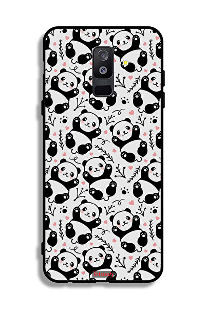 Tolwak غطاء حماية لهاتف سامسونج جالكسي A6 بلس (2018) بنمط باندا