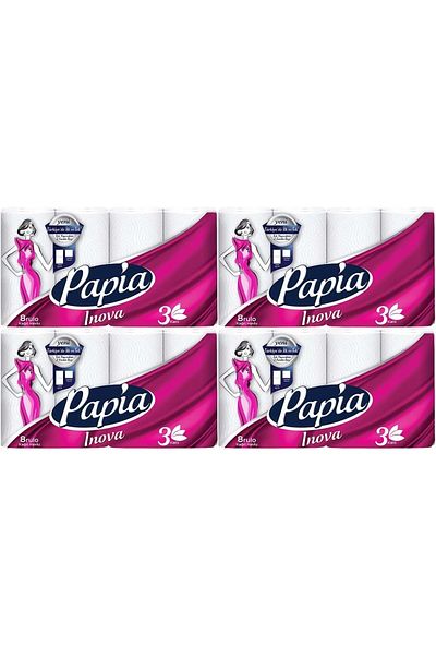 Papia Paper Towel (3 Layers) Set of 32 Inova (4Pk*8)