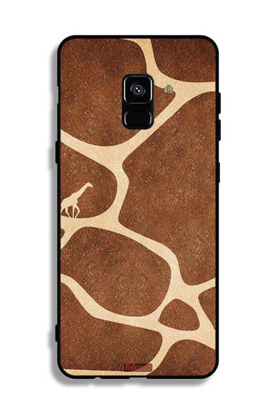 Tolwak غطاء حماية لهاتف Samsung Galaxy A8 Plus (2018) بنقشة زرافة