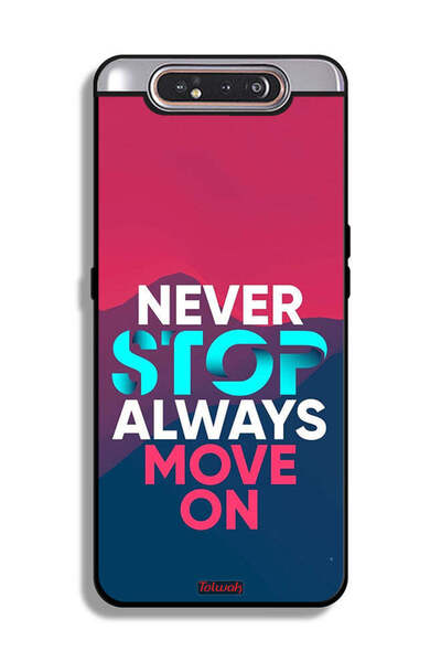 Tolwak غطاء حماية لهاتف Samsung Galaxy A80 - لا تتوقف أبدًا - تحرك دائمًا