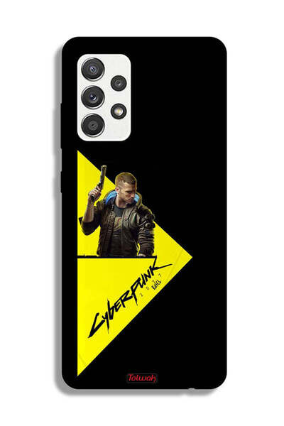 Tolwak Samsung Galaxy M32 5G Protective Case Cover Cyberpunk 2077