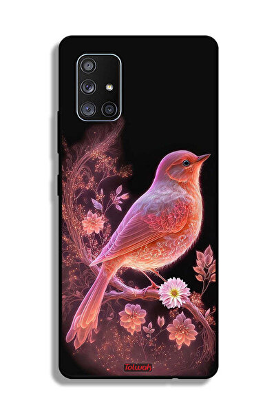 Tolwak Samsung Galaxy A71 5G Protective Case Cover Cute Bird Art