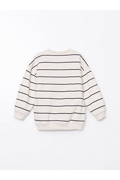 LC Waikiki Lcw Kids Crew Neck Printed Boys' Sweatshirt and Sweatpants Bottom 2-Piece