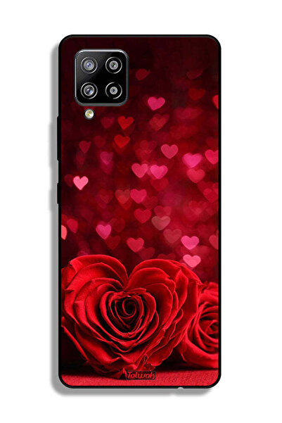 Tolwak غطاء حماية لهاتف Samsung Galaxy A42 5G بتصميم زهور على شكل قلب وفن تجريدي
