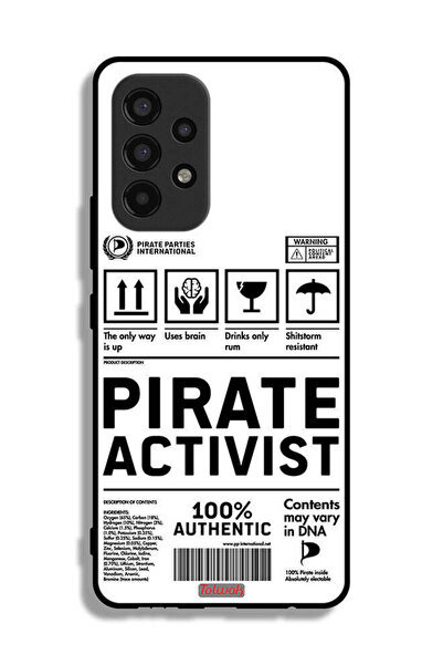 Tolwak Samsung Galaxy A53 5G Protective Case Cover Private Activist Sticker