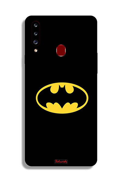 Tolwak غطاء حماية لهاتف Samsung Galaxy A20s بشعار باتمان
