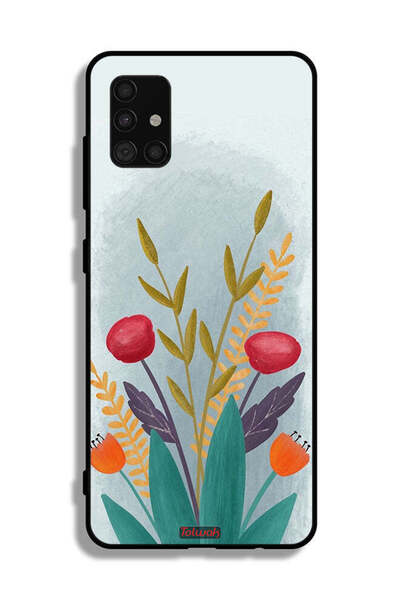 Tolwak غطاء حماية لهاتف سامسونج جالاكسي A51 5G برسومات نباتية
