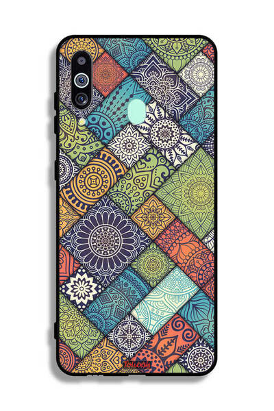 Tolwak غطاء حماية لهاتف سامسونج جالاكسي A60 بنمط ماندالا