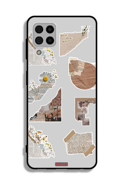 Tolwak غطاء حماية لهاتف سامسونج جالاكسي A22 4G، قطع من الملصقات الورقية