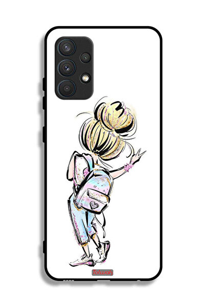 Tolwak غطاء حماية لهاتف سامسونج جالاكسي A32 4G بطبعة فتاة العودة إلى المدرسة