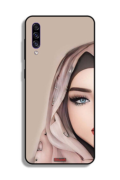 Tolwak غطاء حماية لهاتف سامسونج جالاكسي A50 بتصميم فتاة نصف وجه