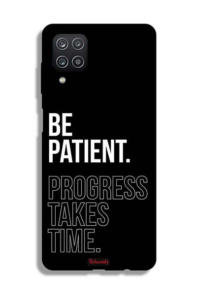 Tolwak غطاء حماية لهاتف Samsung Galaxy M12 كن صبورًا فالتقدم يستغرق وقتًا