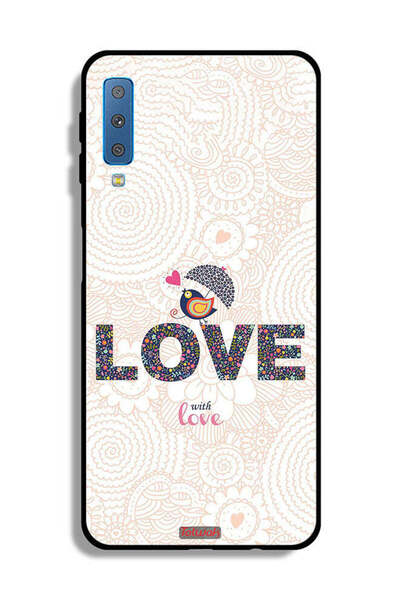 Tolwak غطاء حماية لهاتف Samsung Galaxy A7 (2018) - Love With Love