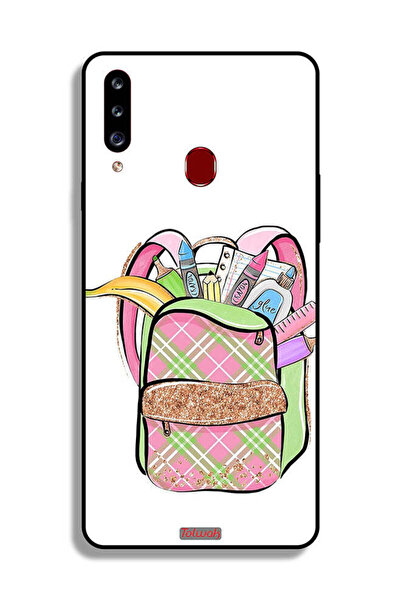 Tolwak Samsung Galaxy A20s Protective Case Cover Unicorn Girl Bag