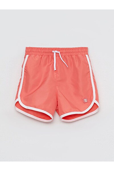 LC Waikiki Pembe Beli Lastikli Basic Erkek Bebek Deniz Şortu