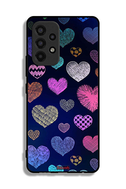 Tolwak غطاء حماية لهاتف سامسونج جالاكسي A53 5G بنقشة قلوب داجا