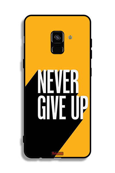Tolwak غطاء حماية لهاتف Samsung Galaxy A8 Plus (2018) - Never Give Up