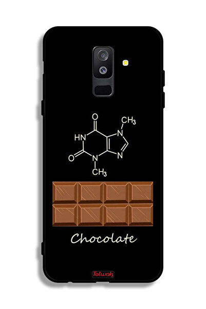 Tolwak غطاء حماية من سامسونج جالكسي A6 بلس (2018) بلون الشوكولاتة