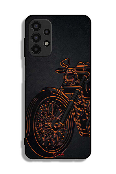 Tolwak Samsung Galaxy A13 4G Protective Case Cover Vintage Bike