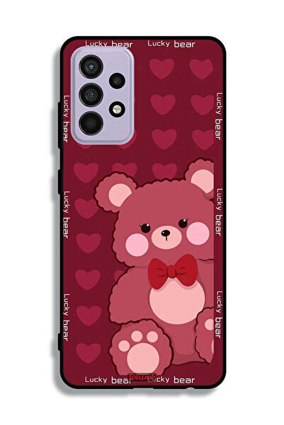 Tolwak غطاء حماية لهاتف سامسونج جالاكسي A52s 5G بتصميم الدب المحظوظ