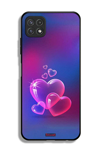 Tolwak غطاء حماية لهاتف سامسونج جالكسي A22 5G بنقشة قلوب الماء