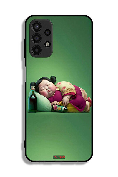Tolwak Samsung Galaxy A13 4G Protective Case Cover Fatty Baby Girl