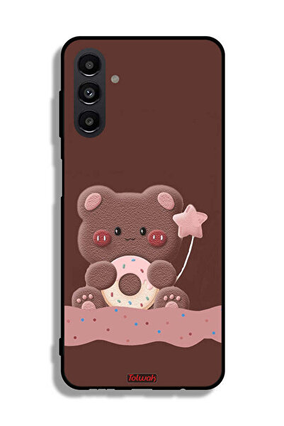 Tolwak غطاء حماية لهاتف سامسونج جالاكسي A13 5G بتصميم دب الدونات