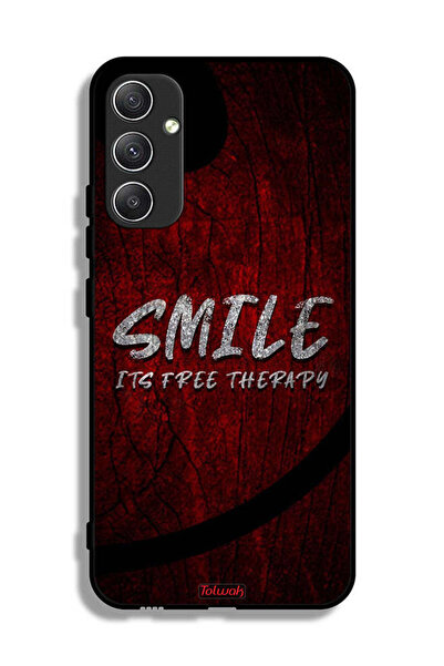 Tolwak Samsung Galaxy A34 5G Protective Case Cover Smile Its Free Therapy