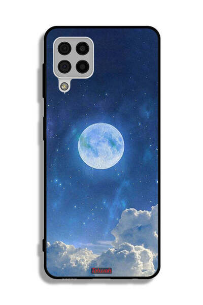 Tolwak Samsung Galaxy A22 4G Protective Case Cover Moon Clouds